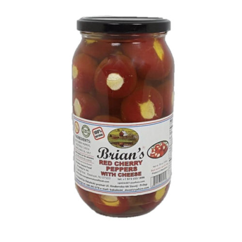 Brian's-Red Cherry Peppers with Cheese