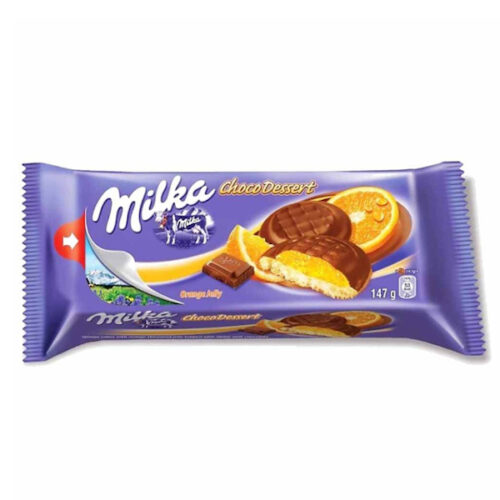 Milka-Orange Jelly Dessert