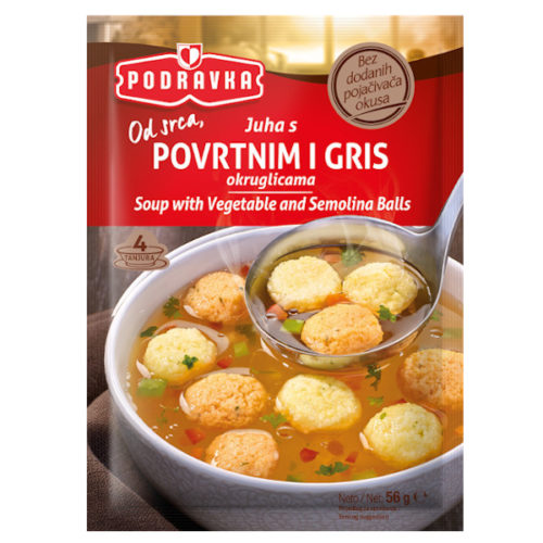 Podravka-Veggies and Semolina Balls Soup